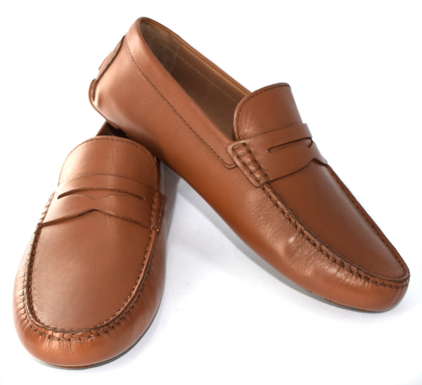 MENS GENUINE LEATHER FORMAL/CASUAL SLIP ON LOAFERS/SHOES