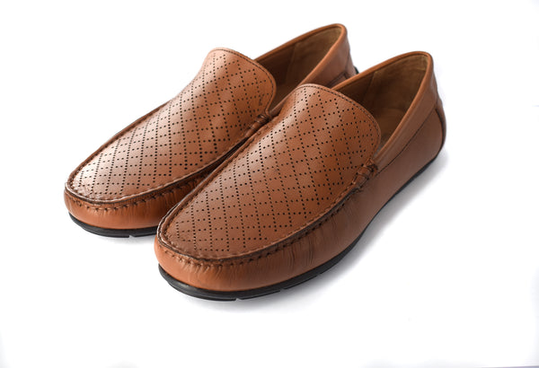 MENS LEATHER FORMAL/CASUAL SLIP ON LOAFERS/SHOES