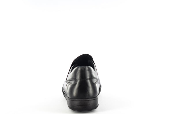 Ladies Black Leather Formal / Casual Twin Gusset Shoes