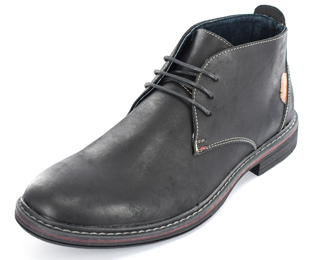 Faux leather chukka clearance boots