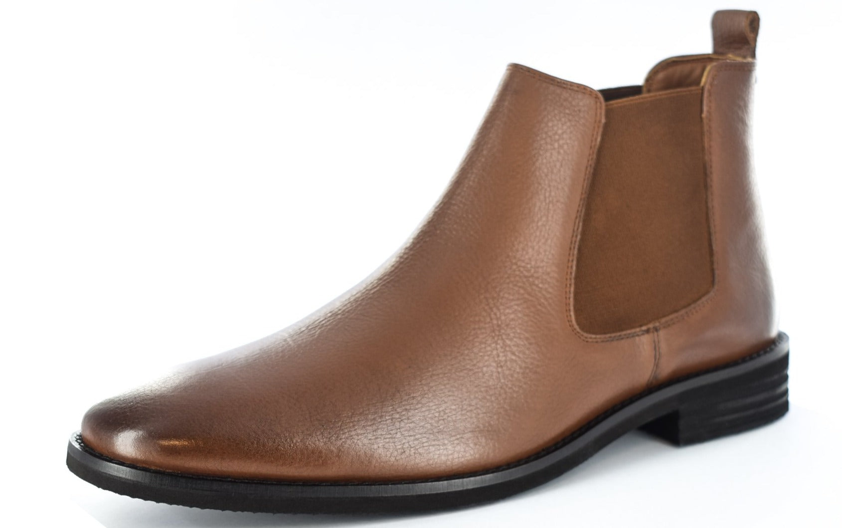 Men's Brown Leather Chelsea Boots