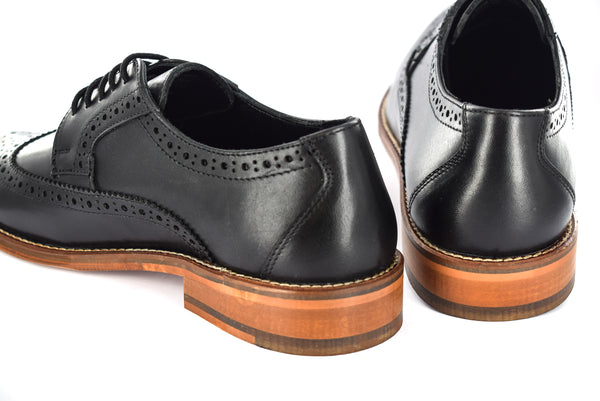 MENS FORMAL BROGUE LEATHER DRESS/ OFFICE/ WORK /CASUAL SHOES