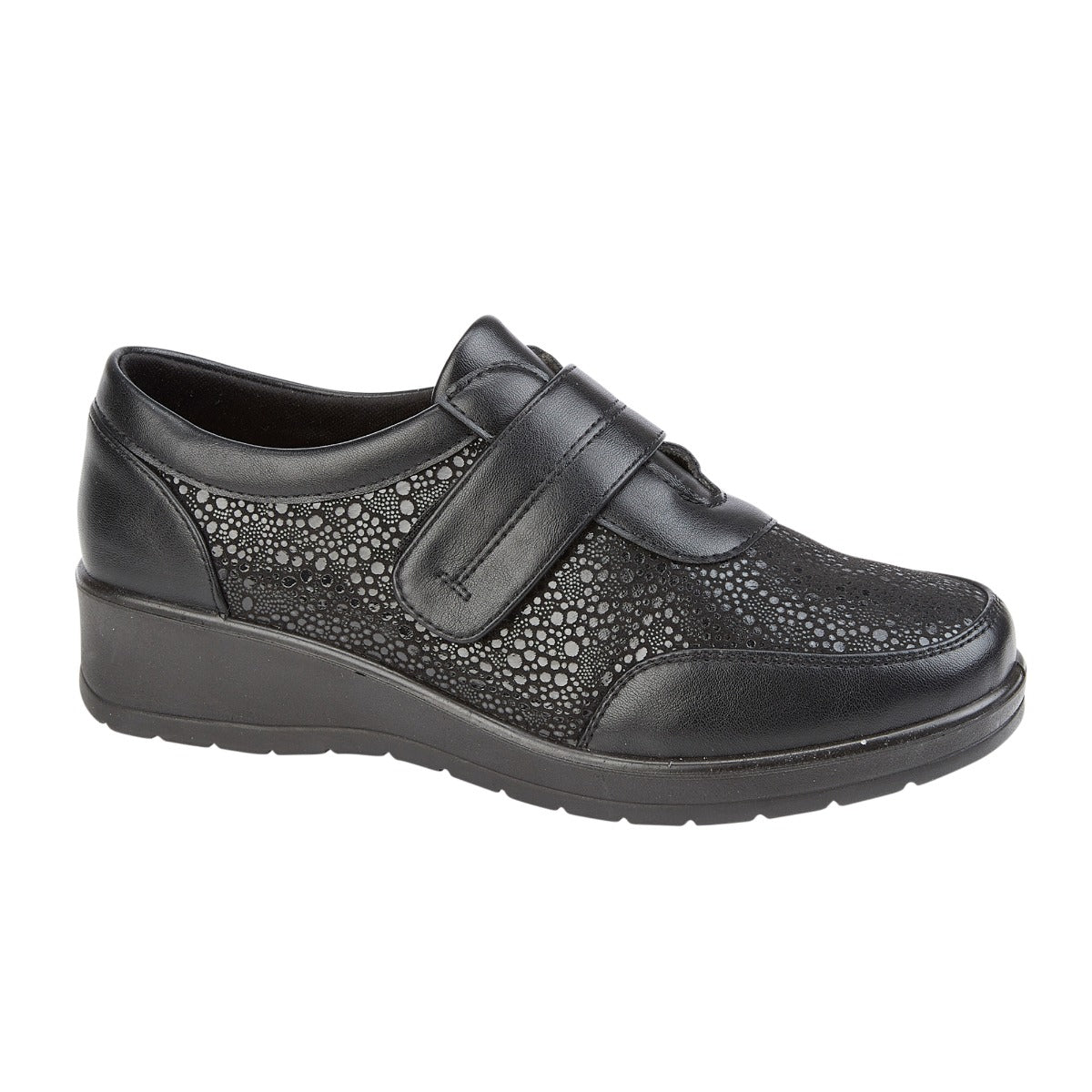 Ladies Monica light weight touch and close comfort fit shoe